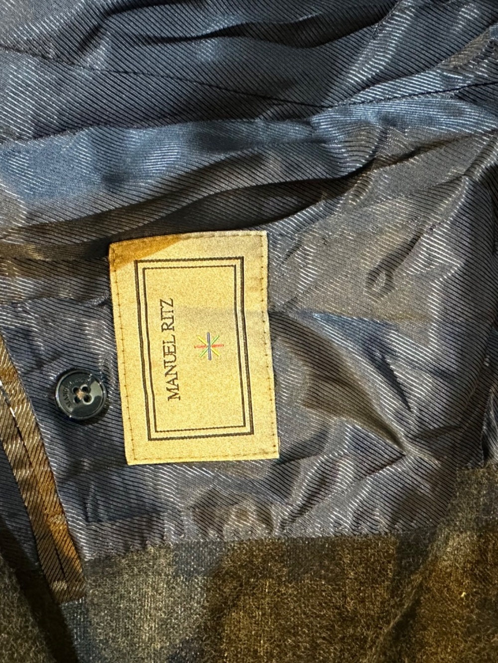 Manuel Ritz plaid Blazer - Picture 9 of 9